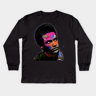 BHM: Huey P. Newton Kids Long Sleeve T-Shirt